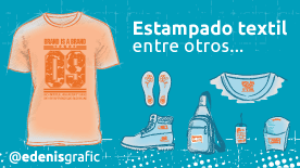 Estampado por Serigráfía. A prendas de vestir y otros productos textiles.